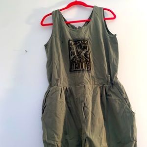Vintage Green Jumpsuit🦒